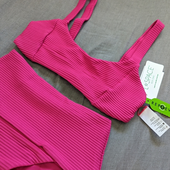 L*Space Jess Desi Bikini Set Bougainvillea - Picture 4 of 13